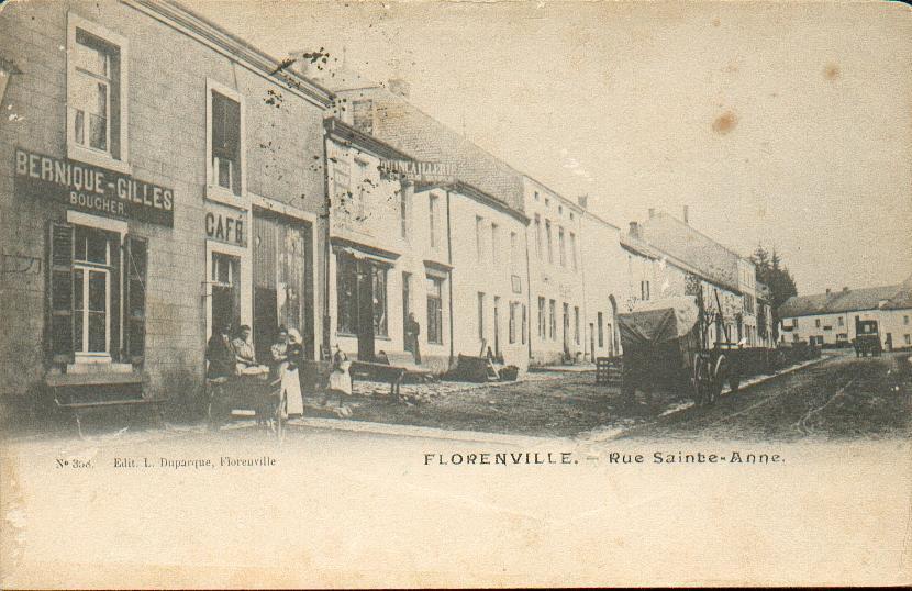 Florenville: Rue Sainte-Anne ( Boucher / Cafe ) - Florenville