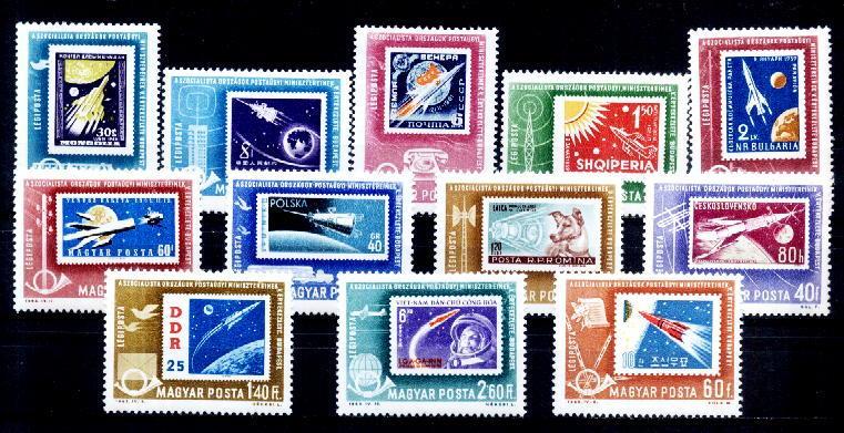 C773 - Hongrie 1963  - Yv.no.PA 258/69 Neufs** - Unused Stamps