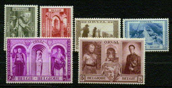 BELGIQUE Nº 513 A 518 ** - Unused Stamps