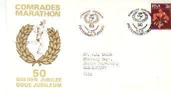 RSA 1975 Enveloppe Comrades Marathon # 1402 - Athletics