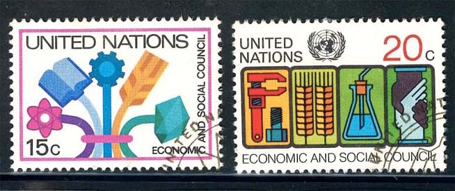 Nations-Unies / (NY) / United Nations (Yvert 332-33) (o) - Otros & Sin Clasificación