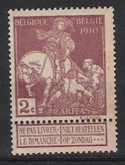 Belgie OCB 89 (*) - 1910-1911 Caritas