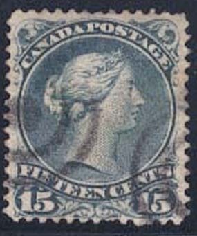 Canada (Scott No.   30e - Série Grande Reine / Large Queern Issue) (o) TB / VF - Used Stamps
