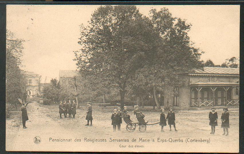 Erps-Querbs(Cortenberg): Pensionnat Des Religieuses Servantes De Marie---cour Des élèves 1936 - Sonstige & Ohne Zuordnung