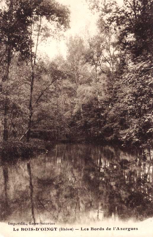 CPA Le Bois D´Oingt (69, Rhône) Les Bords De L´Azergues, édit. Loire-Sutorius - Le Bois D'Oingt