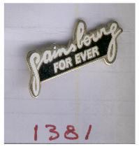 Pin´s - Ref 1381 - "GAINSBOURG Foerver" - Celebrities