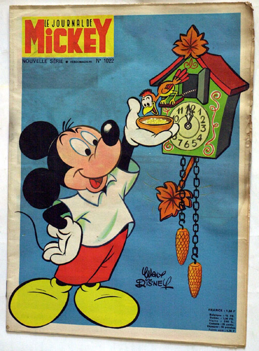 {08874} Le Journal De Mickey Nouvelle Série N° 1022       " En Baisse " - Journal De Mickey