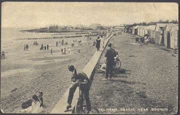 Animated Scene / Bicycles, Felpham Beach, Near Bognor, U.K. - Sonstige & Ohne Zuordnung