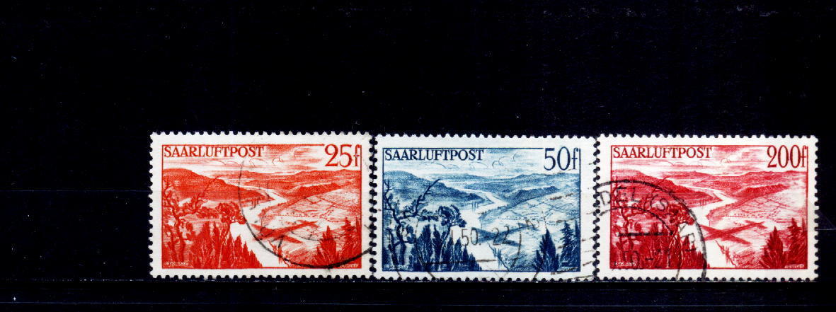 Sarre Yv.no.PA 9/11 Obliteres(d) - Airmail