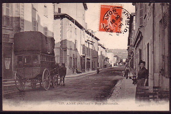 RHONE - Anse - Rue Nationale - Anse