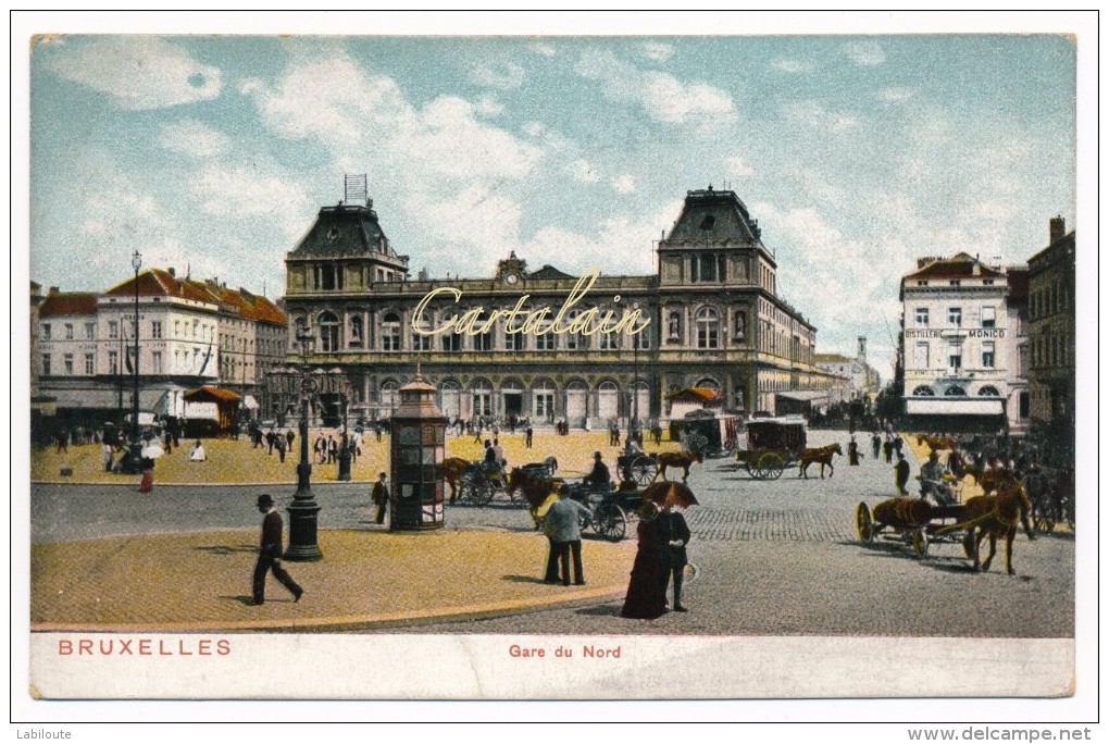 BRUXELLES -  Gare Du Nord - Spoorwegen, Stations