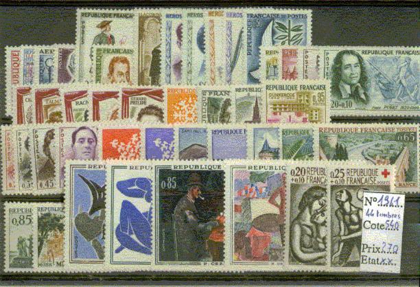FRANCE ANNEE COMPLETE 1961 ** - 1960-1969