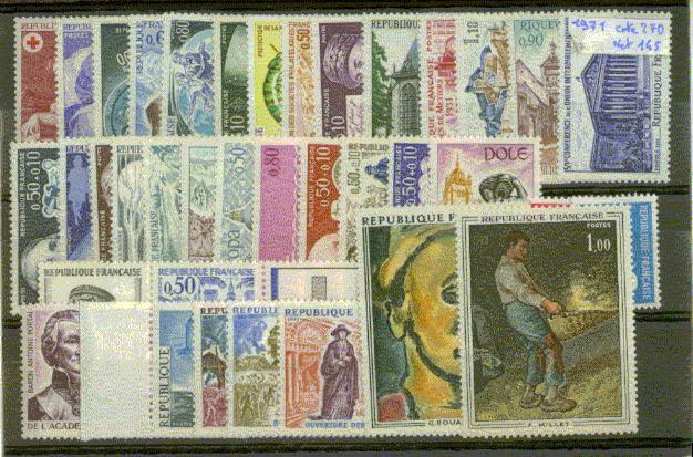 FRANCE ANNEE COMPLETE 1971 ** - 1970-1979