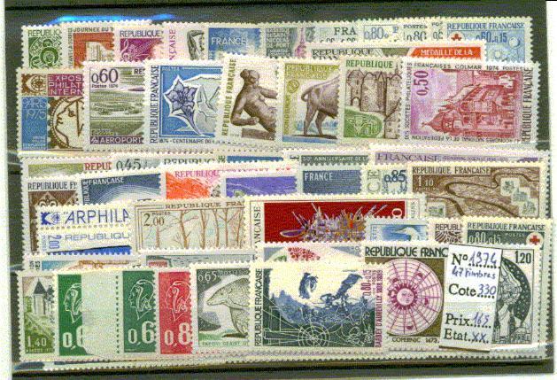 FRANCE ANNEE COMPLETE 1974 ** - 1970-1979