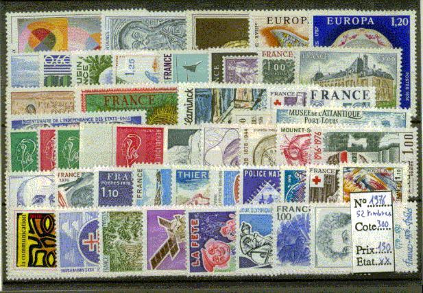 FRANCE ANNEE COMPLETE 1976 ** - 1970-1979