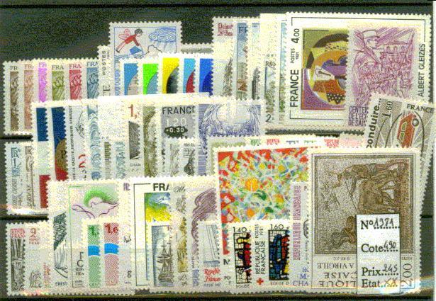 FRANCE ANNEE COMPLETE 1981 ** - 1980-1989