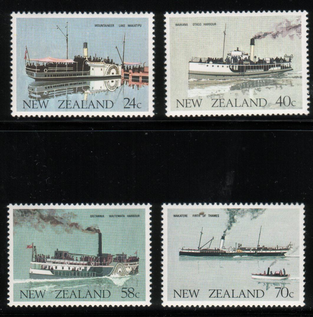 NEW ZEALAND 1984 FERRIES SET OF 4 NHM - Other & Unclassified