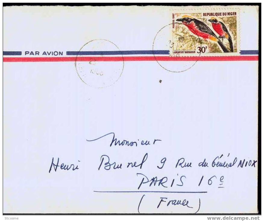 G027 Lettre Du Niger En 1968 - Cartas & Documentos