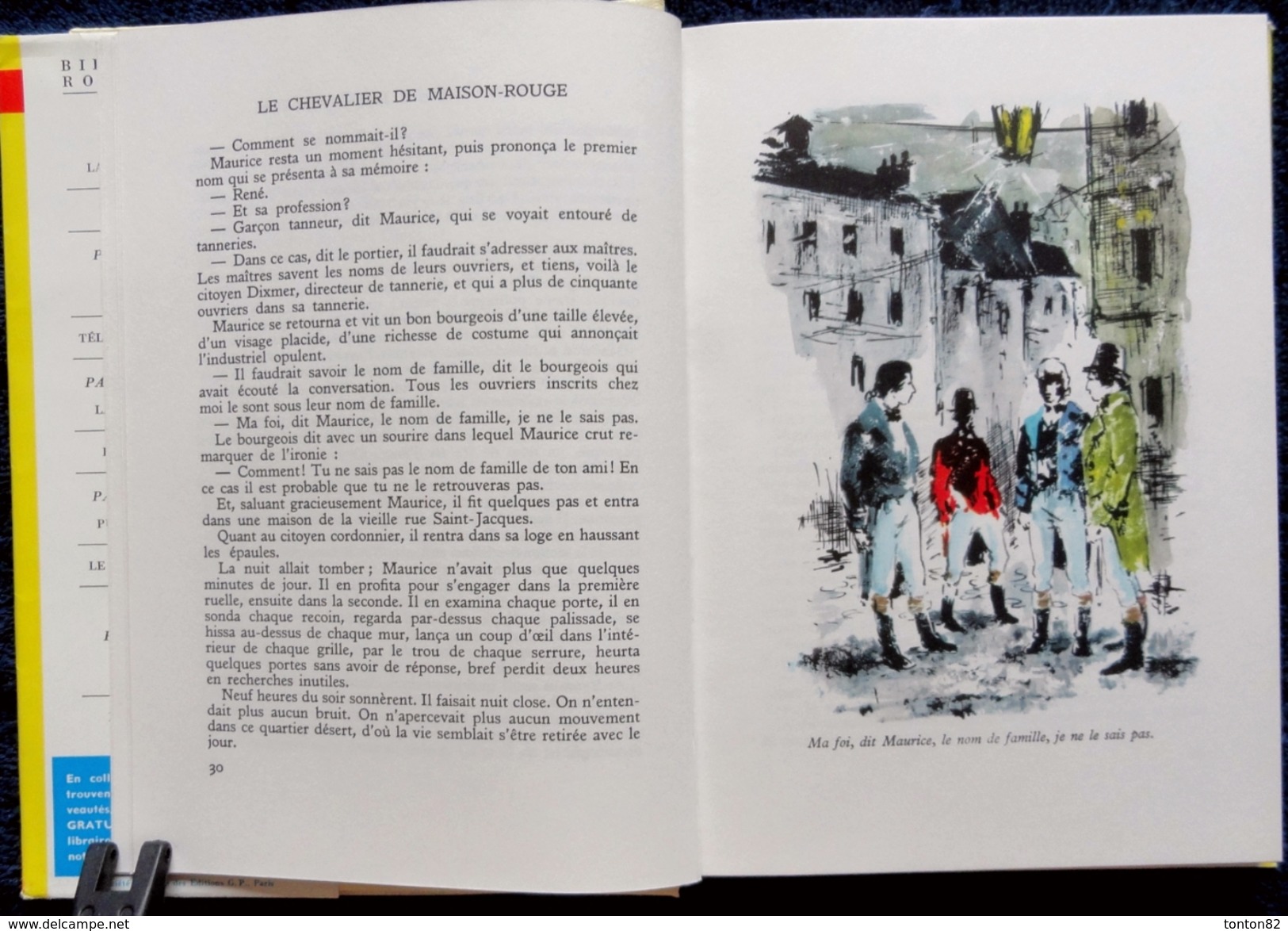 Alexandre Dumas - Le Chevalier De Maison-Rouge - Bibliothèque Rouge Et Or  Souveraine 646 - ( 1964 ) . - Bibliotheque Rouge Et Or