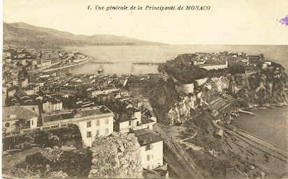 Monaco 1 Vue Générale De La Principauté - Mehransichten, Panoramakarten