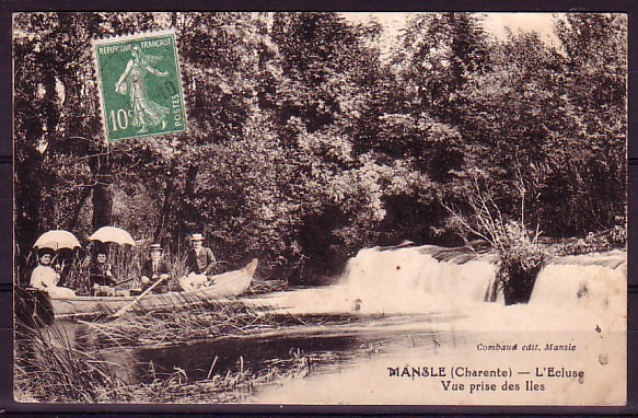 CHARENTE - Mansle - L'ecluse - Vue Prise Des Iles - Mansle