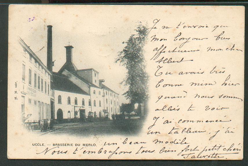 Uccle: Brasserie Du Merlo  1902 - Uccle - Ukkel