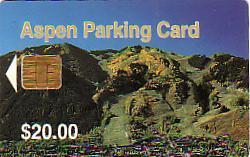 USA PARKING CARD ASPEN STATION SKI 20$ RARE - Montagne