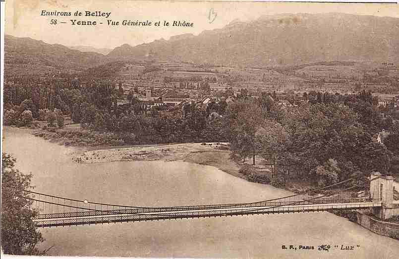 YENNE LE PONT Sur Le Rhone - Yenne