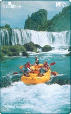 Croatia - Croatie - Waterfalls - Chutes - Falls - Chute D`eau - Waterfall - Cataracte - Fall - RAFTING  NA ZRMANJI - Croatie