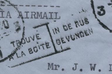 683(x4)+ 727 Op Luchtpost Brief Met Cirkelstempel LIEGE Op 2/6/47 + Stempel IN DE BUS GEVONDEN Naar U.S.A. - Lettres & Documents