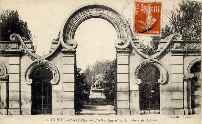 2 - CLICHY-ASNIERES - Porte D'Entrée Du Cimetière Des Chiens - Clichy