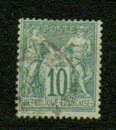 FRANCE Nº 65 Obl. - 1876-1878 Sage (Type I)