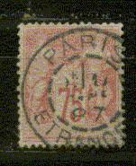 FRANCE Nº 81 Obl. - 1876-1898 Sage (Tipo II)