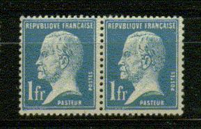 FRANCE Nº 179 ** Paire - 1922-26 Pasteur