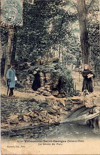 Villeneuve Scene De La Grotte Du Parc - Villeneuve Saint Georges