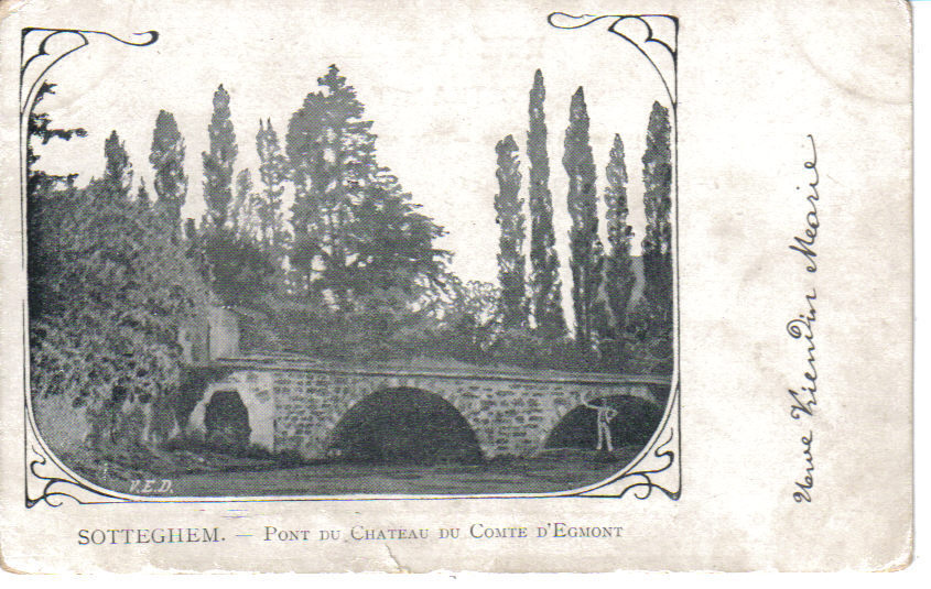 SOTTEGHEM  Pont Du Chateau De Compte D´ Egmont - Zottegem