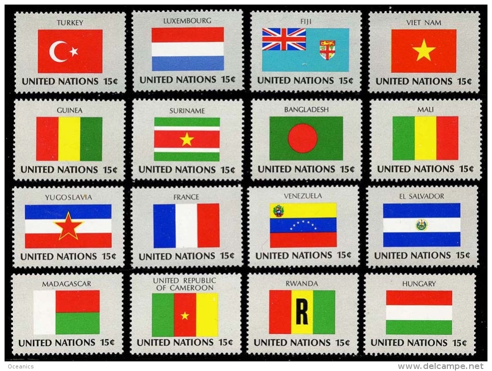 Nations Unies NY / United Nations NY (Scott 325-40) [**] - Unused Stamps
