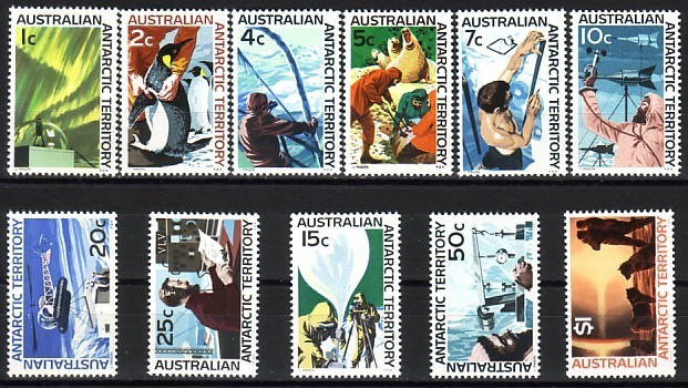 Australie - AAT - Antarctique Australien - Yvert N° 8/18 Neufs** (MNH) - Unused Stamps