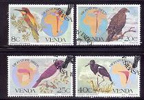 VENDA 1983 CTO Stamps Migratory Birds 70-73 #3459 - Other & Unclassified
