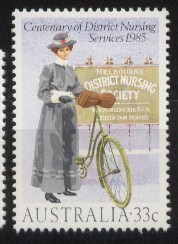 AUSTRALIA NURSE AND BICYCLE VELO FIETS - Vélo