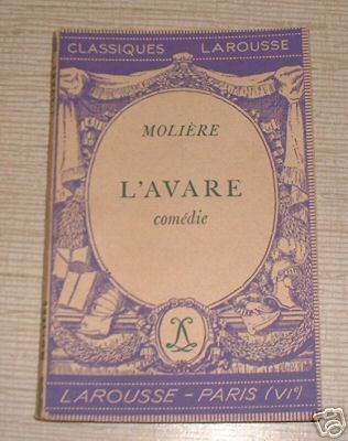 L'Avare - Auteurs Français