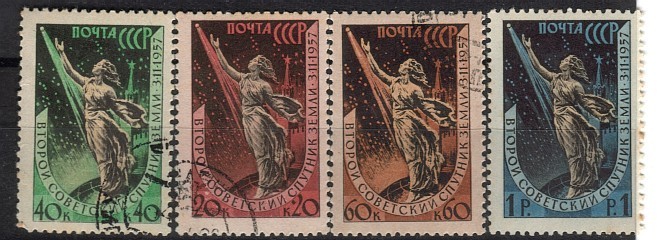 Timbres RUSIA Num 2012-2015 Spoutnik II º - Russia & URSS