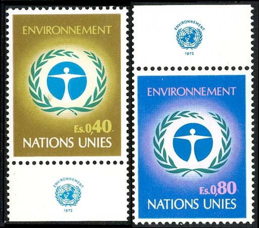 Nations Unies Geneve / United Nations Geneva (Yvert No. 25/26) ** Onglet/Tab - Other & Unclassified