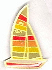 Voile : Voilier à Voile Multicolores - Vela