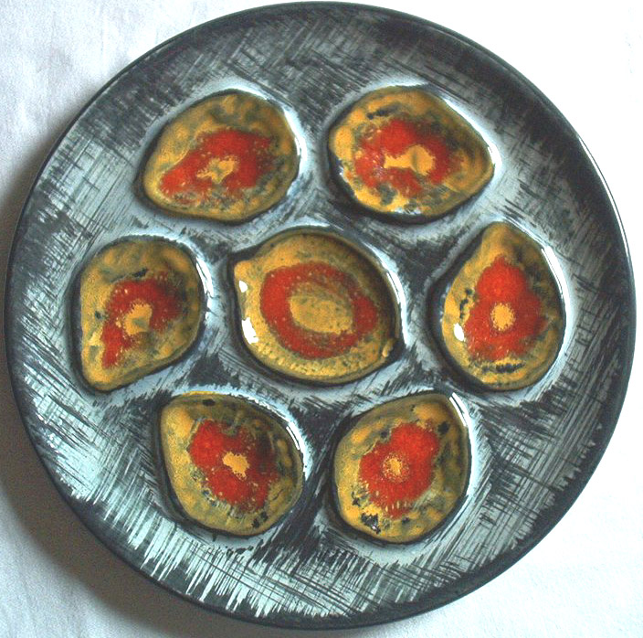 PORNIC- Assiette A Huitres - Oesterbord - Oyster Plate - Pornic02/2 - Pornic (FRA)