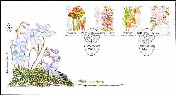 Transkei FDC - Indigenous Flora - Transkei