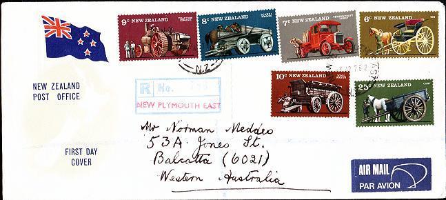 Registered FDC Cover: New Zealand 1976 - Other & Unclassified