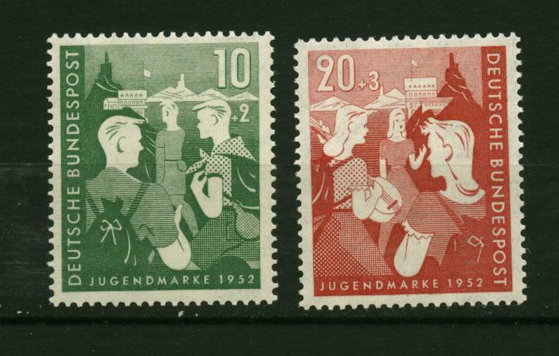 Allemagne Fédérale ** N° 39 - 40  Œuvres Pour La Jeunesse. - Unused Stamps