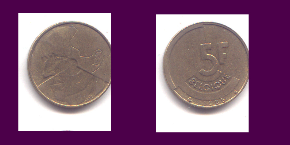 5 FRS 1986 FR - 5 Francs