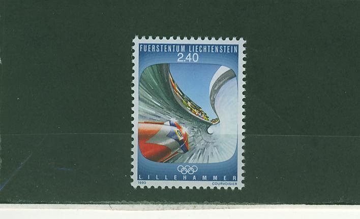 L0235 Bobsleigh Liechtenstein 1993 Neuf ** Jeux Olympiques De Lillehammer - Hiver